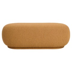 Bombo Pouf ovale moutarde de la Collezione Riviera