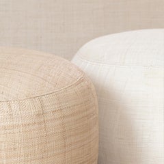 Pouf Bombo Raffia Sand de la Collezione Riviera