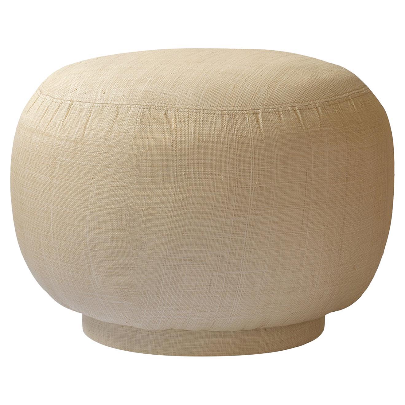 Bombo Raffia Sand Pouf from the Collezione Riviera