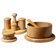 "Bombolo" Ceramic Set by Ambrogio Pozzi for Ceramiche for Pozzi