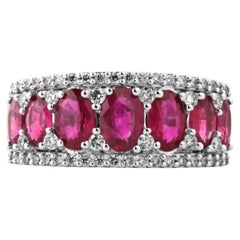 Bon ton ring white gold brilliant rubies Bon ton ring white gold brilliant rubies