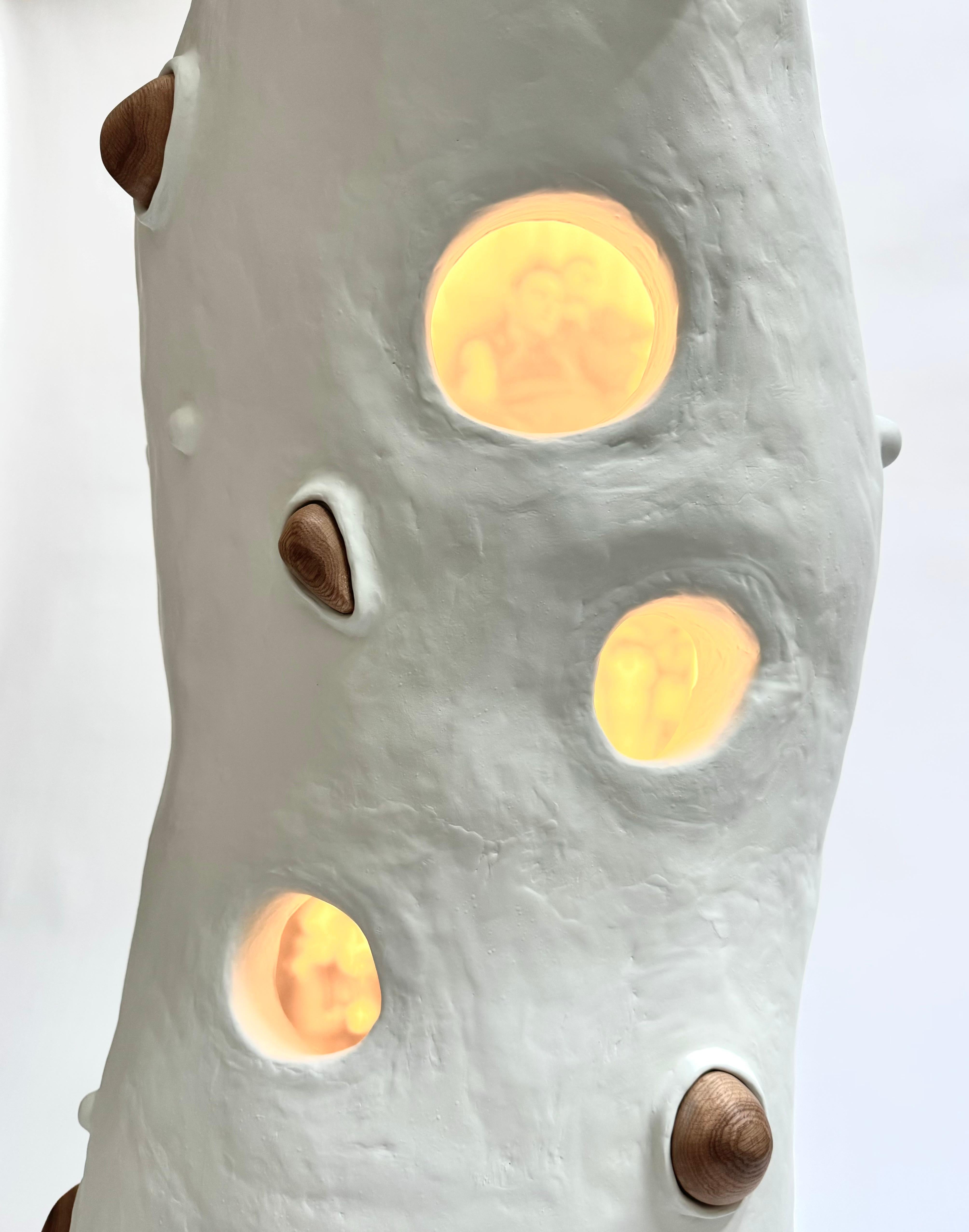 American Bona Omi - Plaster, Fiberglass, Wood, and Glass Sculpture by Brent Warr Studios For Sale