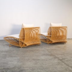 Bonacina 1889 Ellipses, Modulo di sedie per esterni di Giuseppe Viganò, Set di due