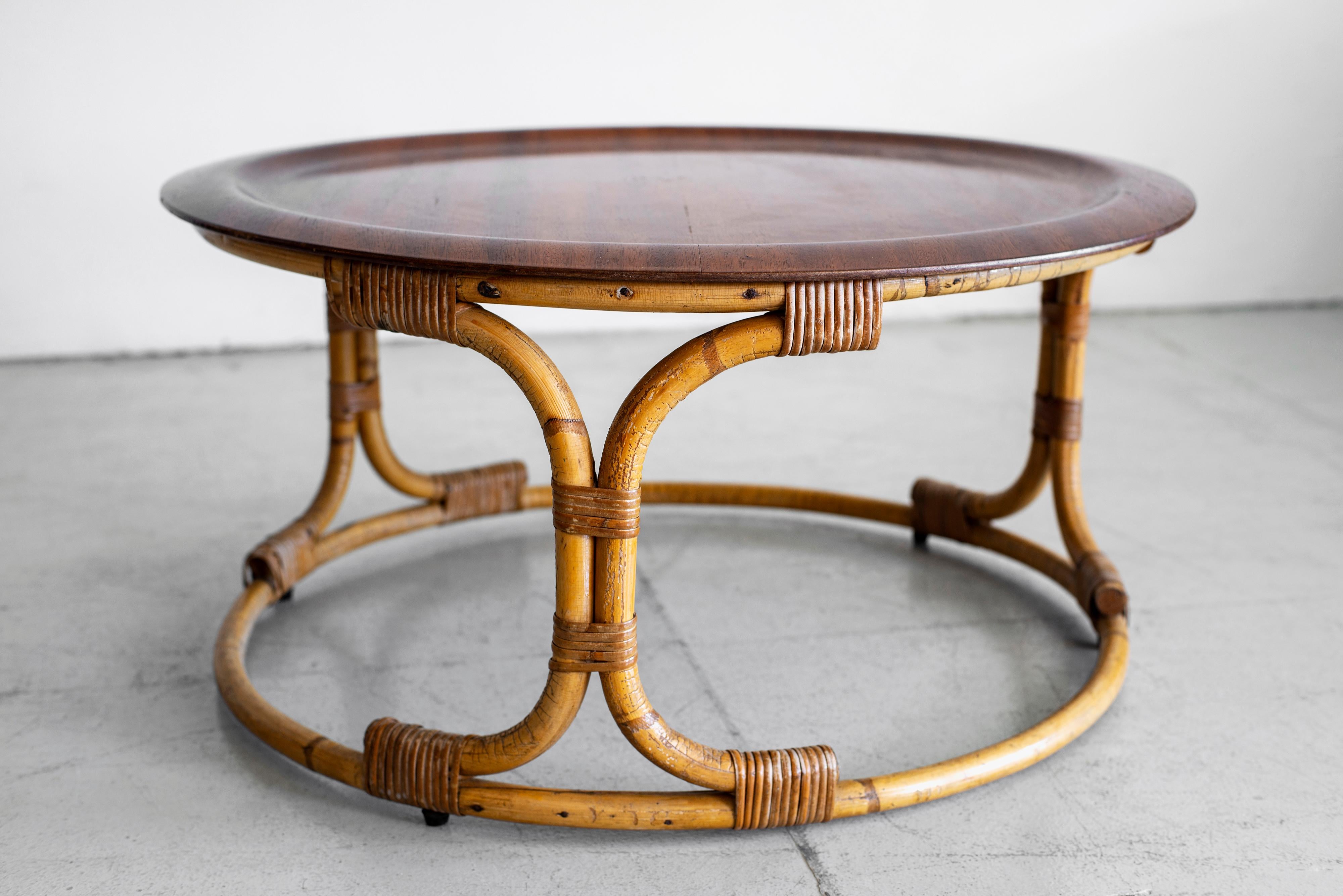 Mid-Century Modern Vintage Bonacina Coffee Table