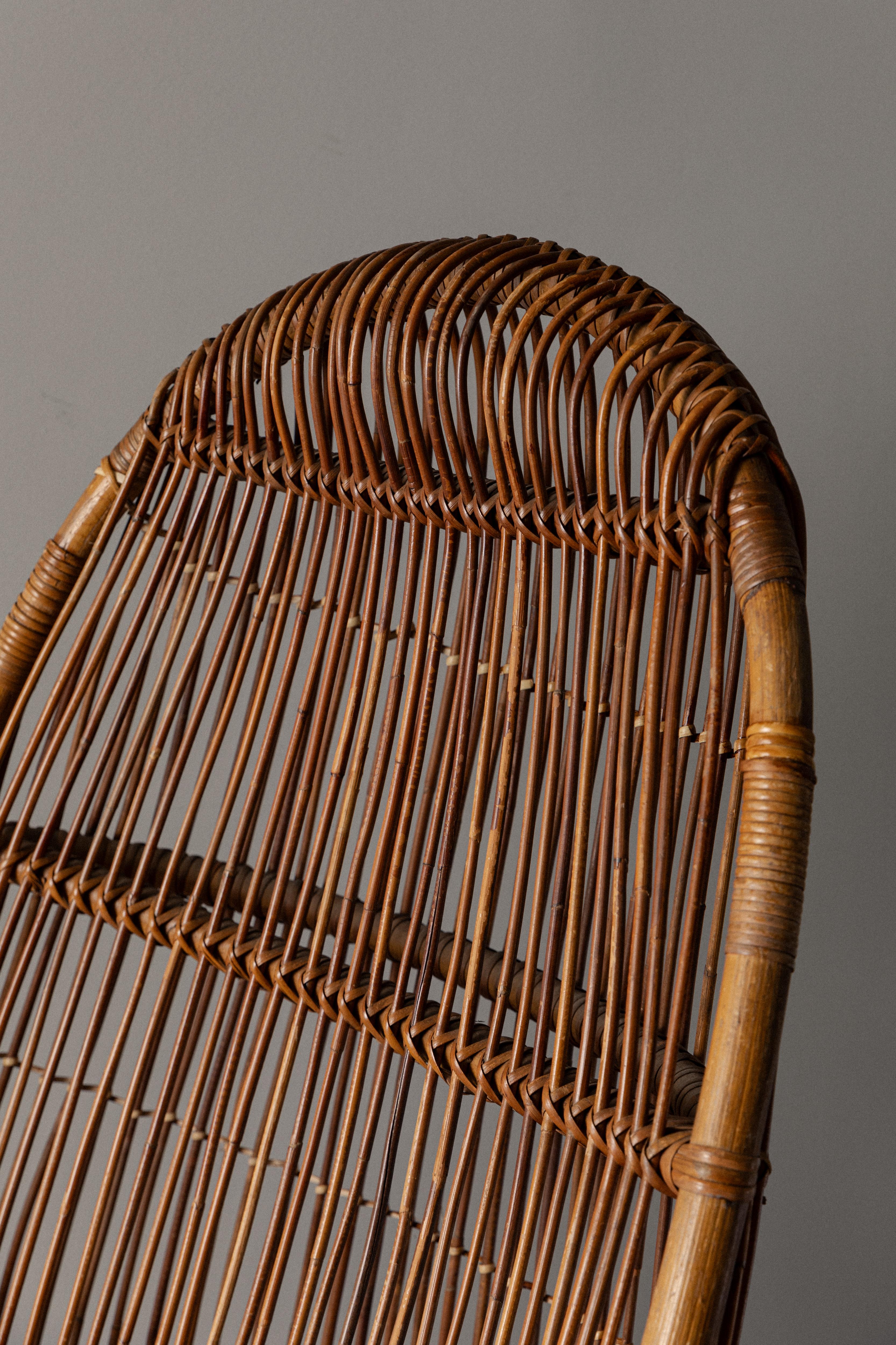 Italian Bonacina Lounge Chair For Sale