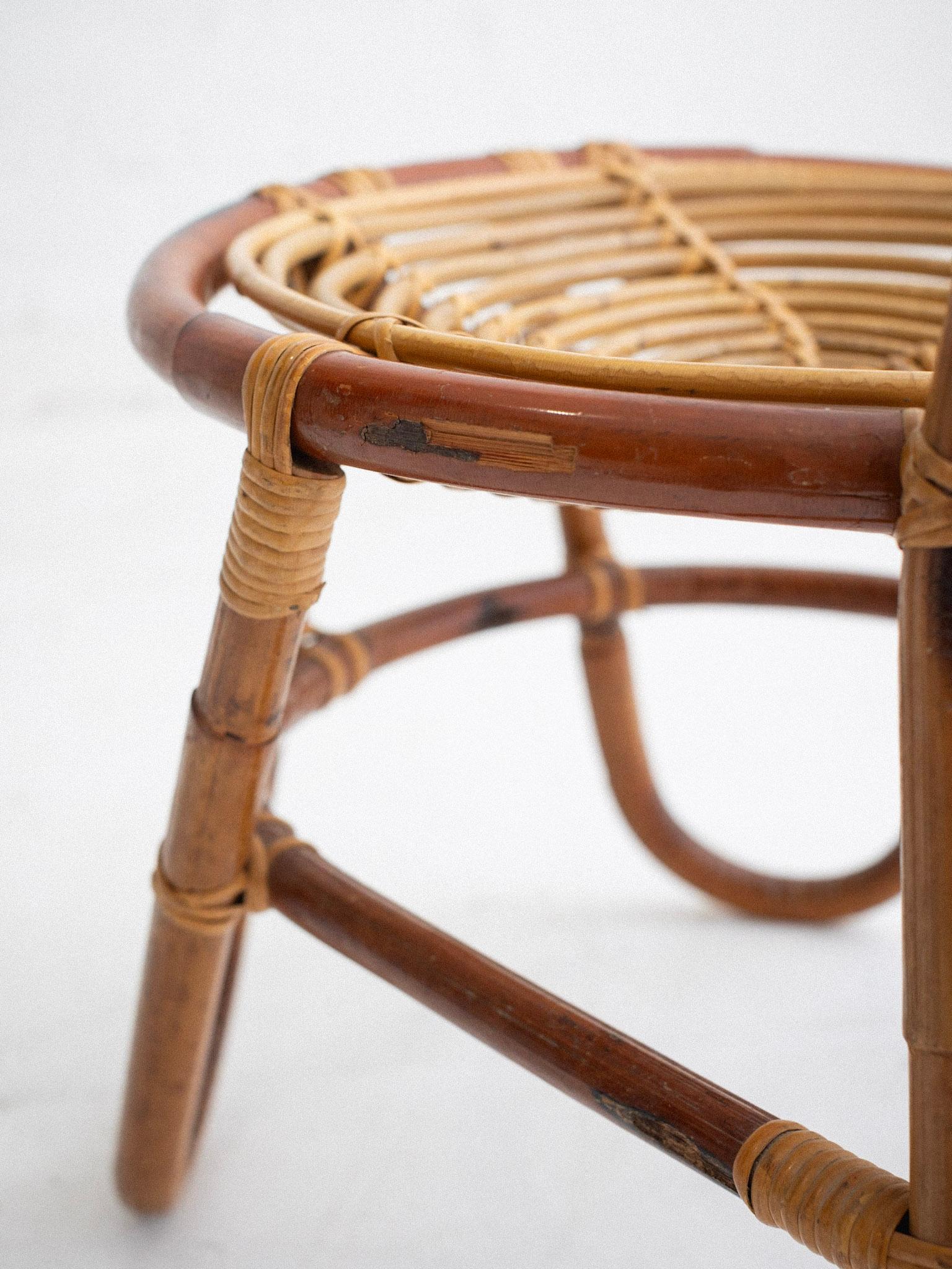 Rattan High Back Chairs - a Pair 4