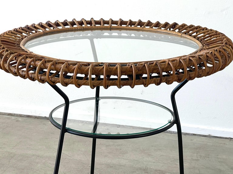 Bonacina Side Table In Good Condition For Sale In Los Angeles, CA