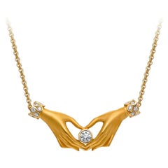 Bonadea Maxi Diamond Pendant in 18 Karat Gold