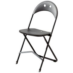 Bonaldo Birba Chair in Black Painted Steel