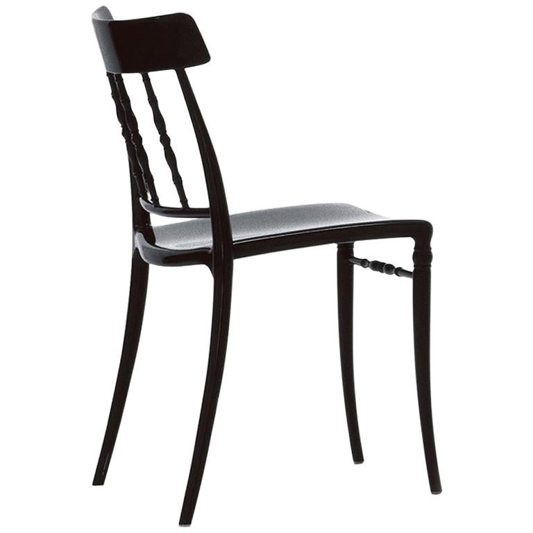 Bonaldo Giuseppina Chair in Black Plastic by Dondoli Y Pocci For Sale