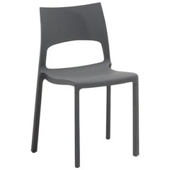Bonaldo Idole Chair in Black Plastic by Dondoli y Pocci