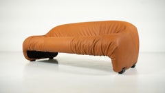 Bonanza 2 Seater Sofa by Afra & Tobia Scarpa, 1970s - New Leather Upholstery