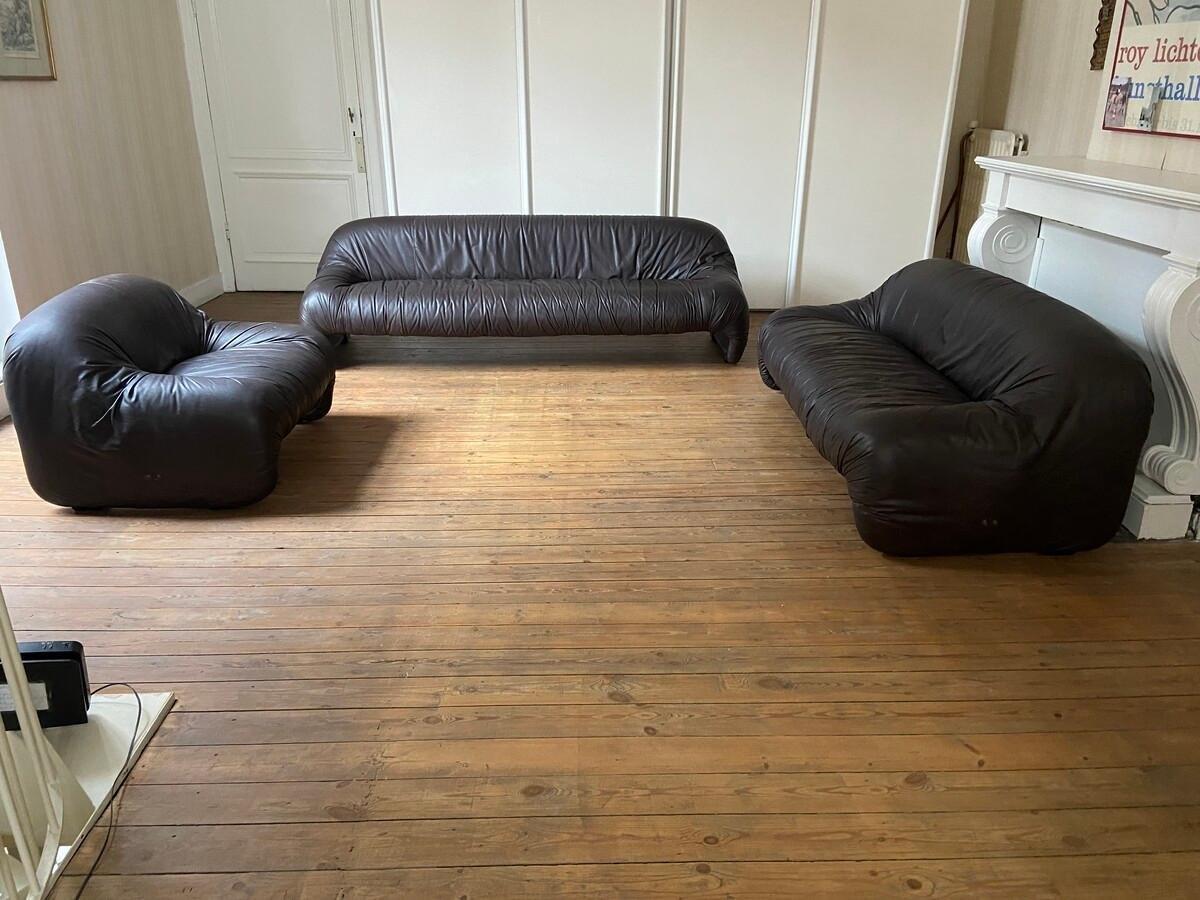 Bonanza 3 seat sofa by Afra & Tobia Scarpa, for C&B, Italy, 1970's 6