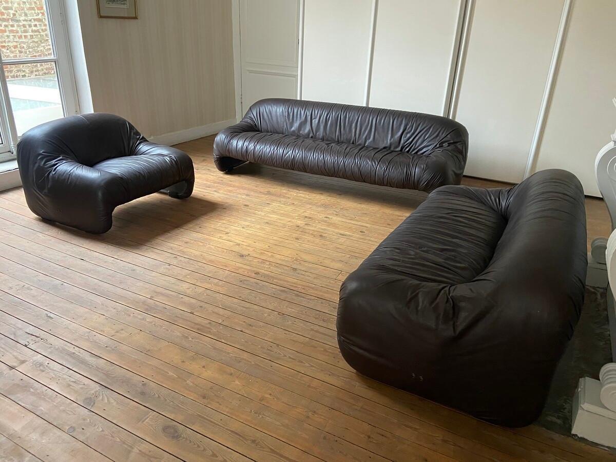 Bonanza 3 seat sofa by Afra & Tobia Scarpa, for C&B, Italy, 1970's 8