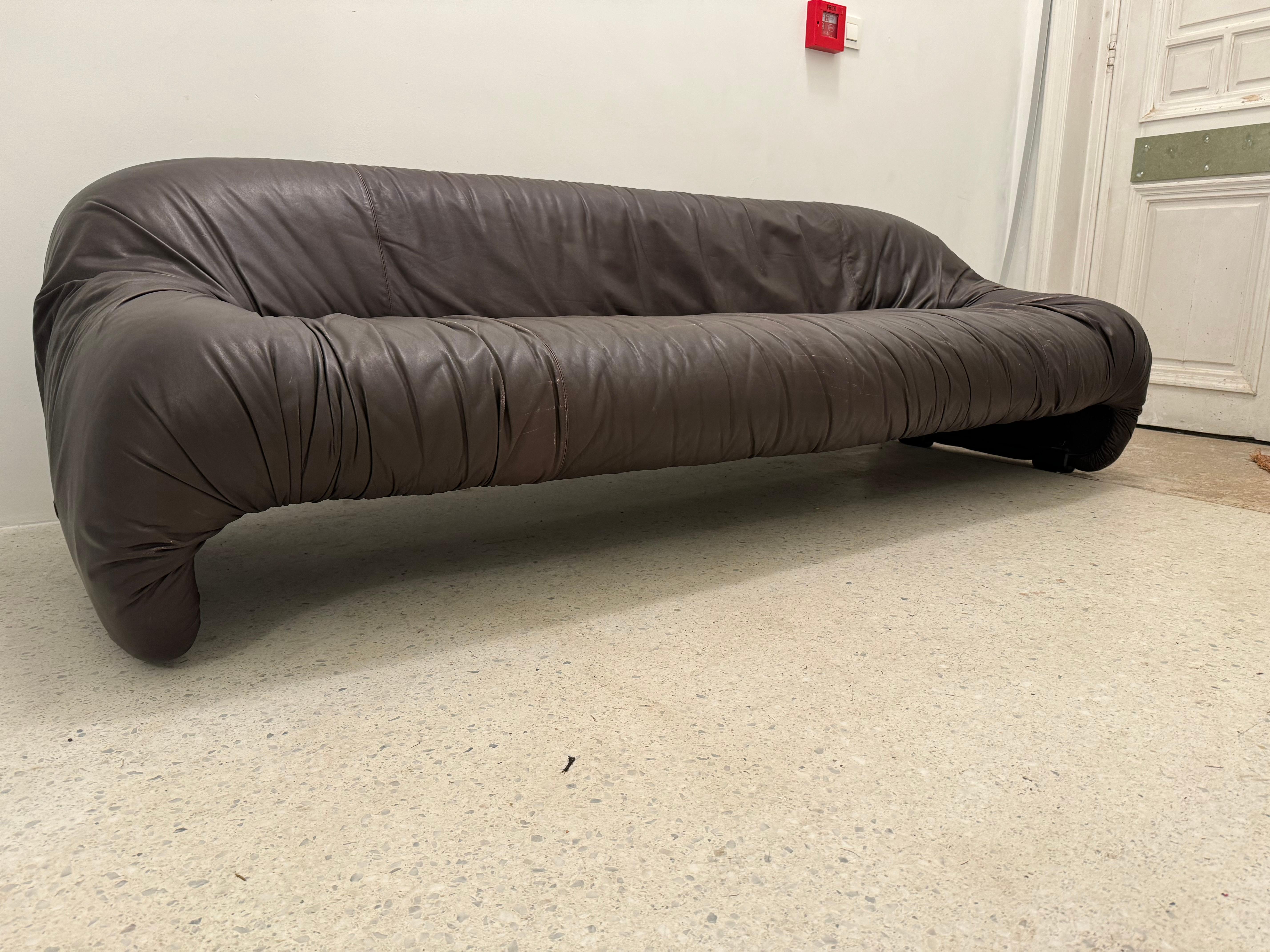 Italian Bonanza 3 seat sofa by Afra & Tobia Scarpa, for C&B, Italy, 1970's