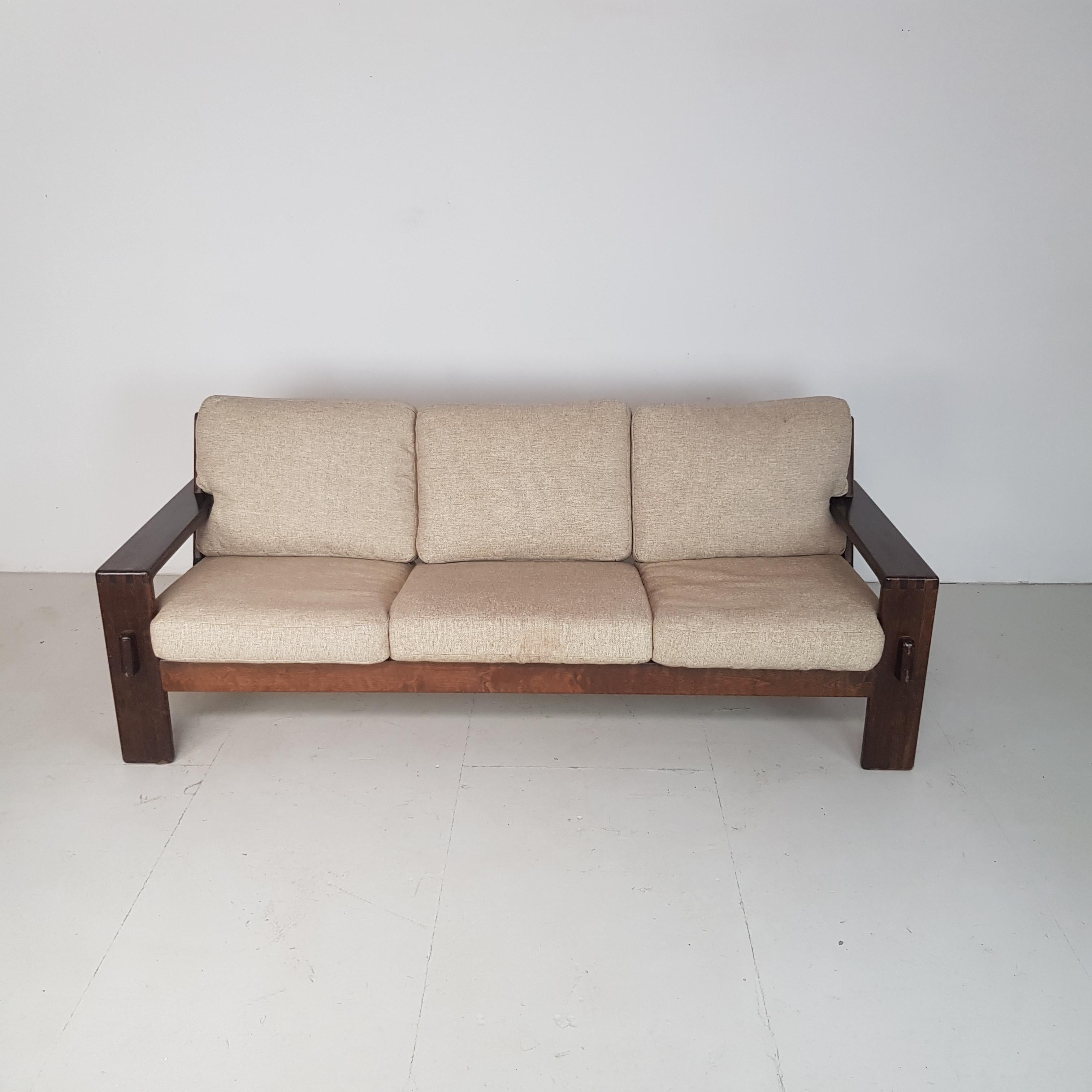 Bonanza 3-Seat Sofa by Esko Pajamies for Asko, 1960s In Good Condition For Sale In Lewes, East Sussex