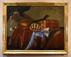 Natura morta Strumenti musicali Bettera Paint 17/18rt Century Olio su tela Arte