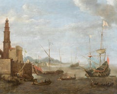 The Dutch Navy Off A Turkish Ottoman Trade Post, 17th Century