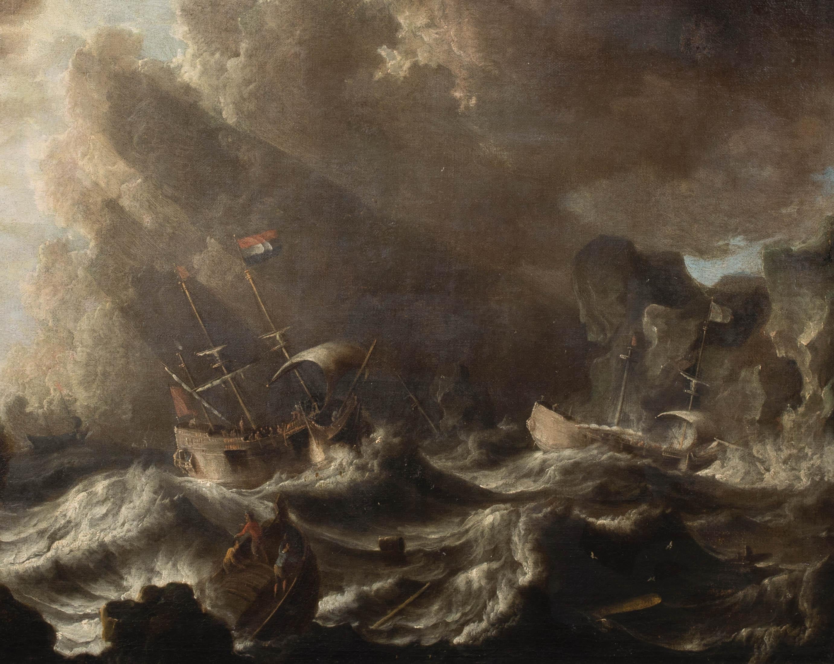 La tormenta, siglo XVII  de Bonaventura Peeters (1614-1652) 2