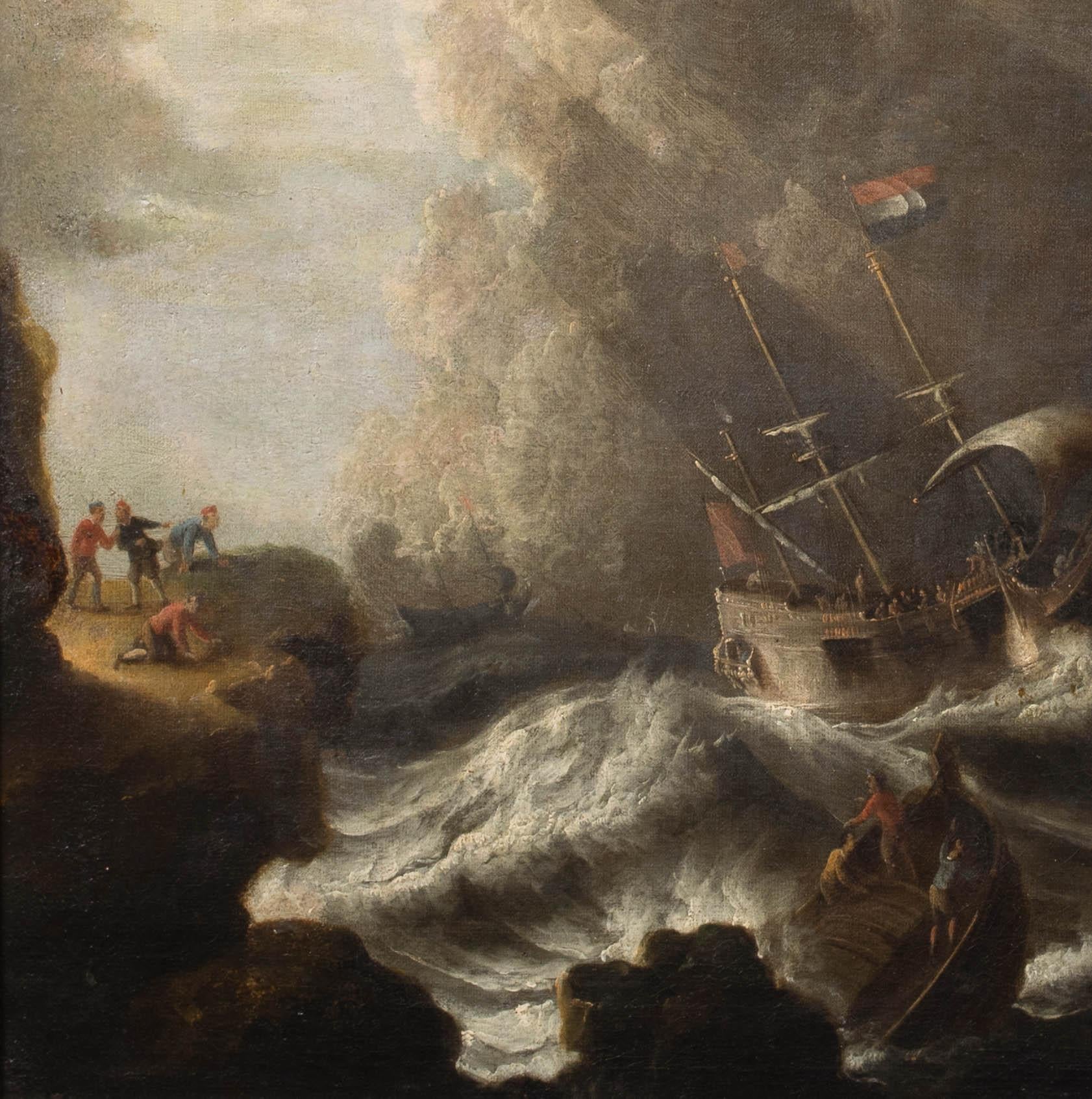 The Storm, 17th Century  by Bonaventura Peeters (1614-1652)  For Sale 3
