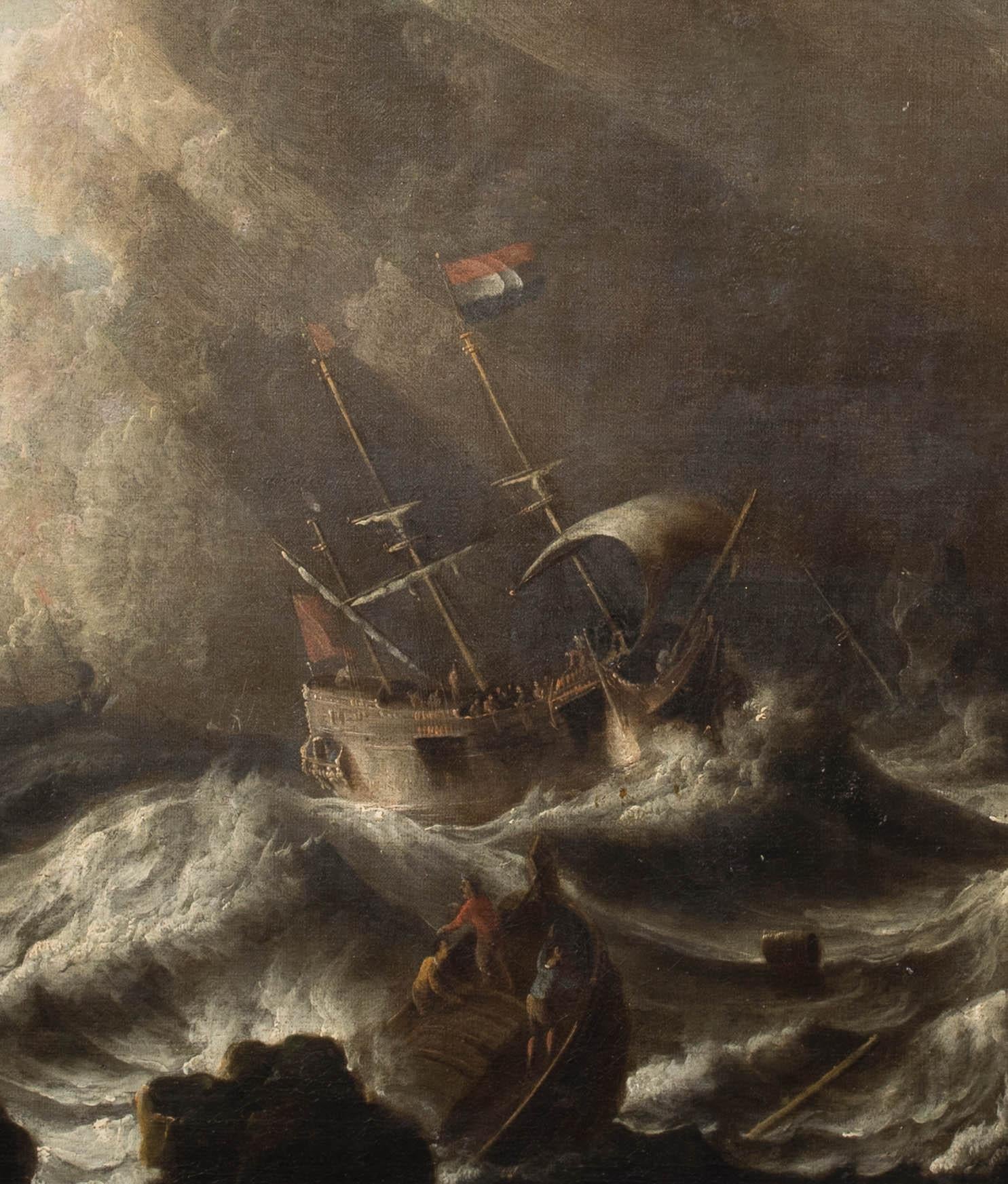 La tormenta, siglo XVII  de Bonaventura Peeters (1614-1652) 5