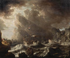 The Storm, 17th Century  by Bonaventura Peeters (1614-1652) 