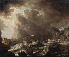 La tempête, 17e siècle  par Bonaventura Peeters (1614-1652) 