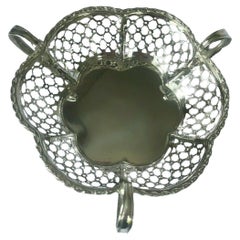 Bonbon Dish in Sterling Silver by Synyer & Beddoes, 1910