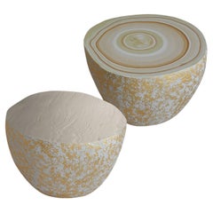 BonBon Irregular Golden & Beige Coffee Table #1 by Cupioli