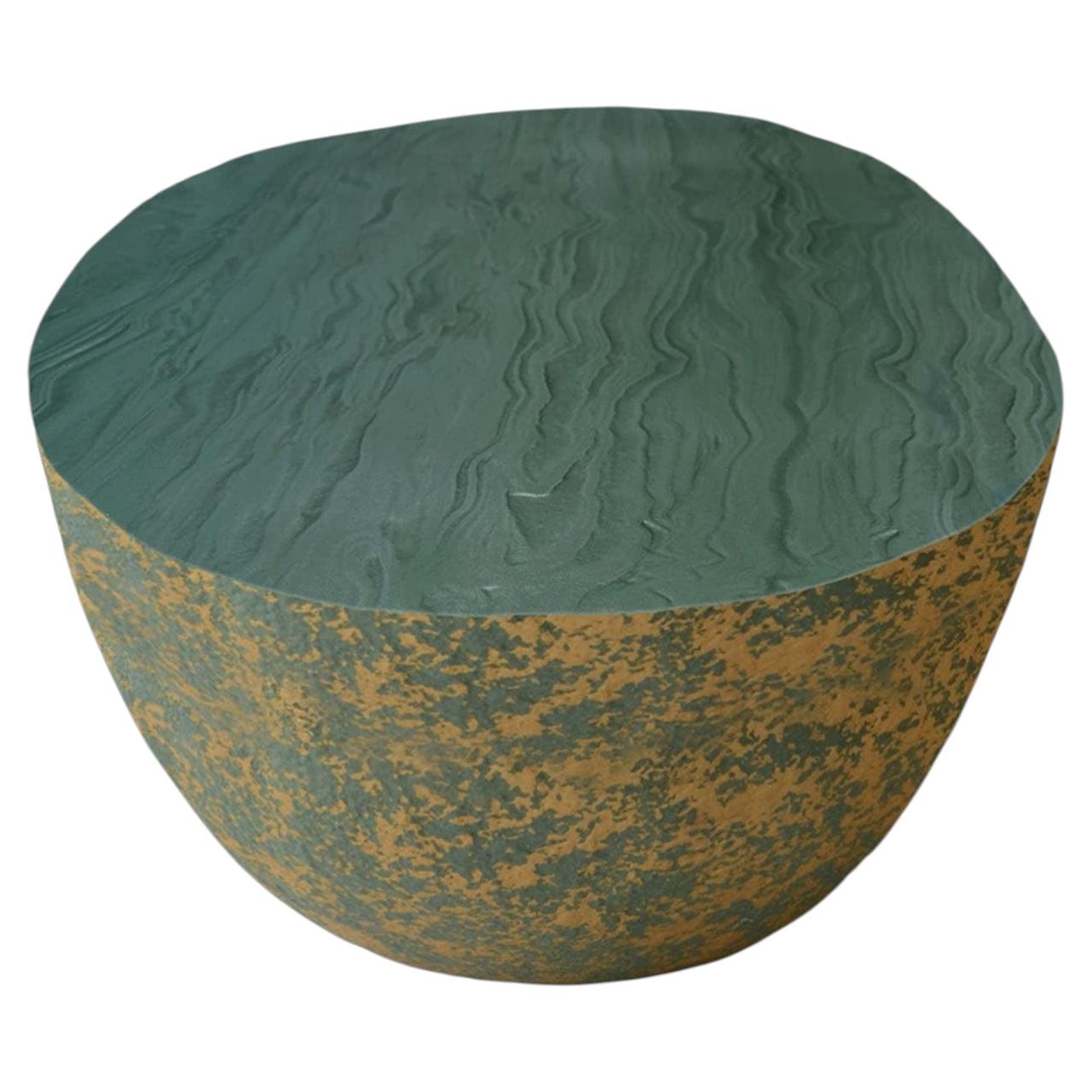BonBon Irregular Golden & Green Coffee Table #1