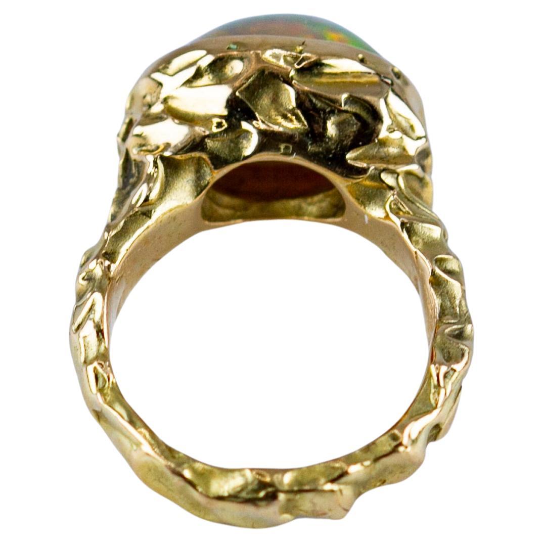 "Bonbon Opale" Ring by Binliang Alexander Peng - Opal and 18k Gold For Sale