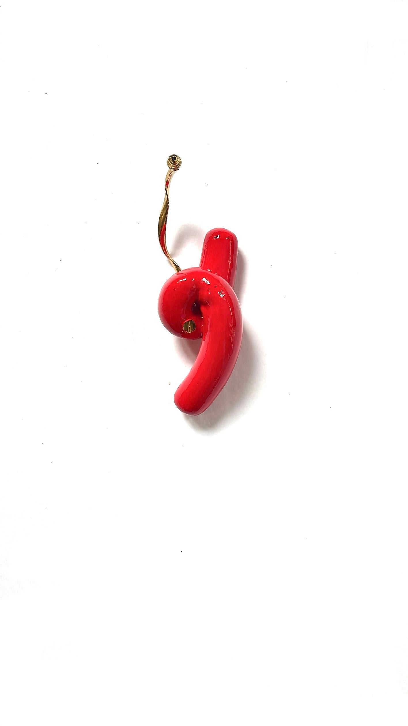 Arts and Crafts BONBON Sculpture Earrings For Sale