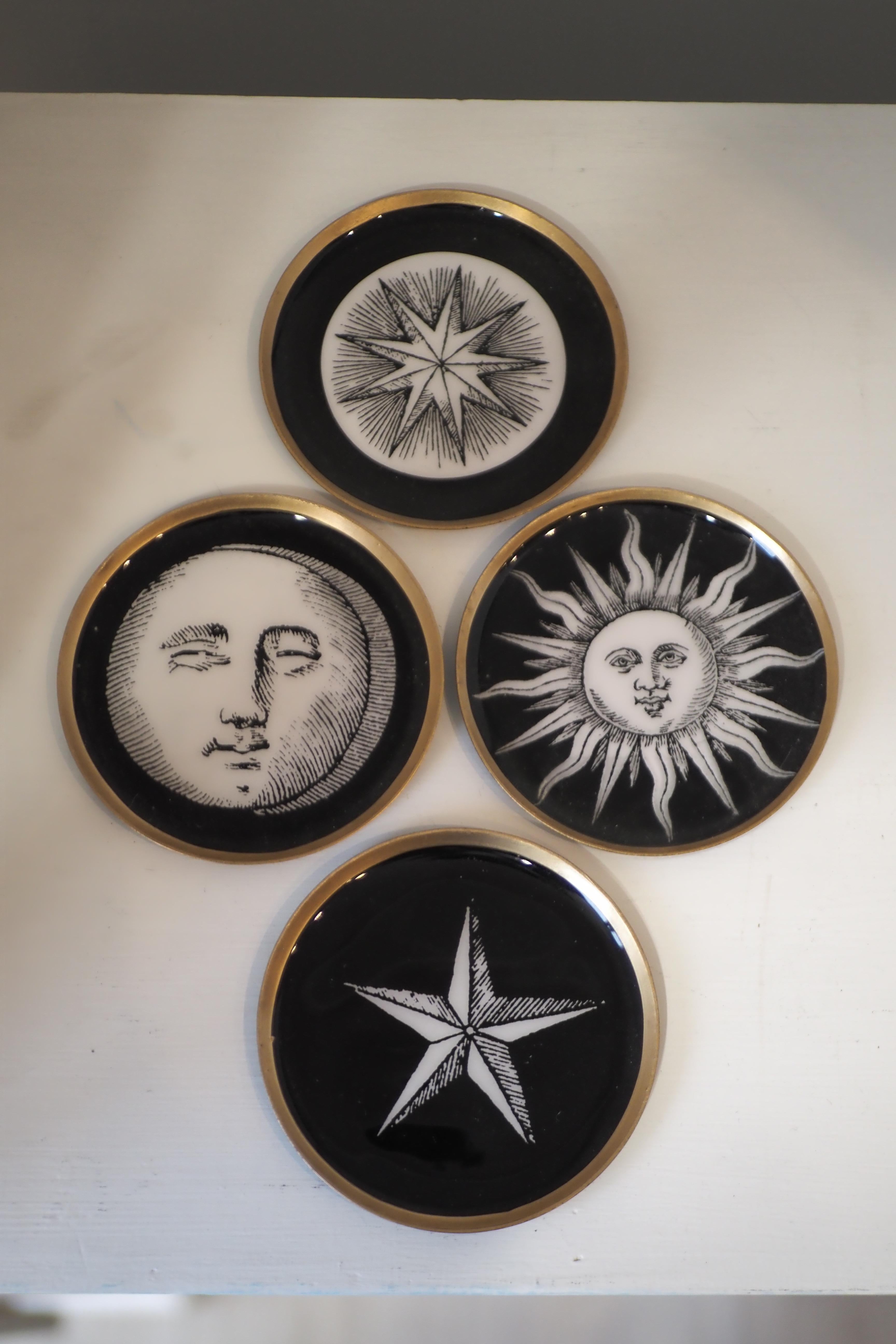 -Set di 4 vassoi piccoli di Boncoeurs Vintage 3