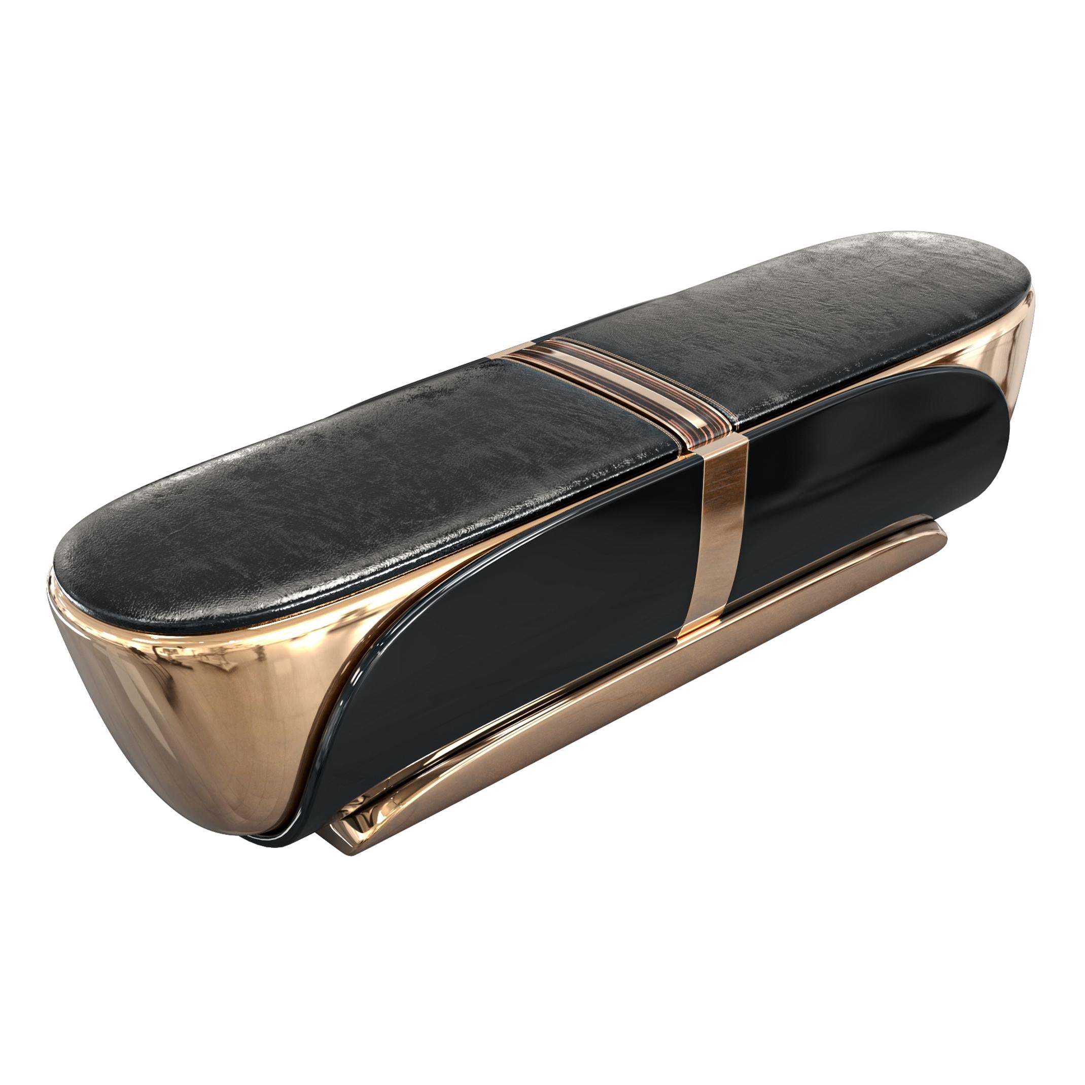 Bronze Banc Bond avec bronze et acier inoxydable, fait à la main, Istanbul en vente