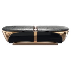 Banc Bond avec bronze et acier inoxydable, fait à la main, Istanbul