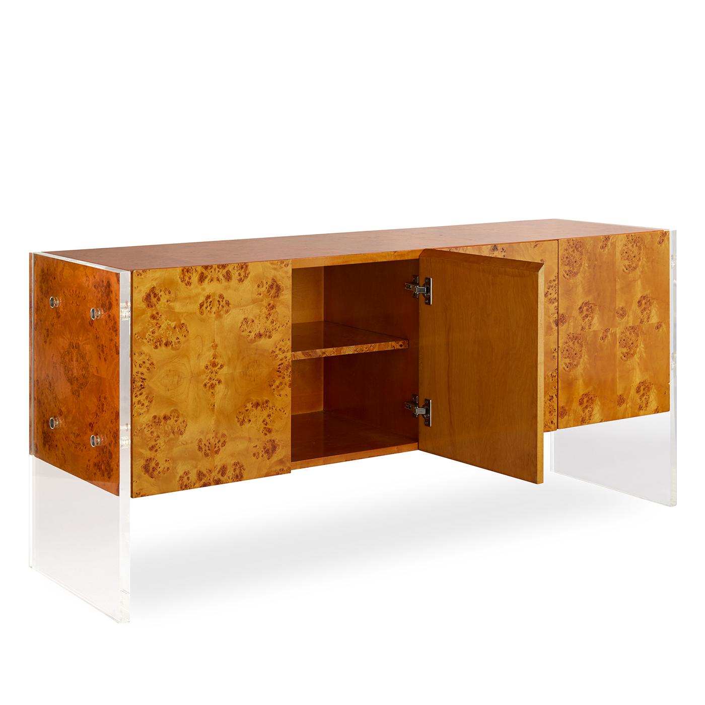 Americano Credenza in Wood Burled Bond in vendita