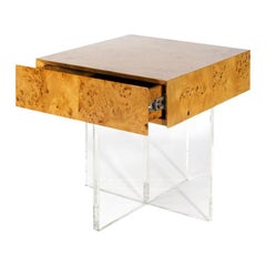 Bond Burled Wood End Table