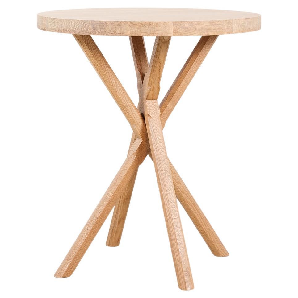 Bond Side Table - Solid oak by Lynnea Jean For Sale