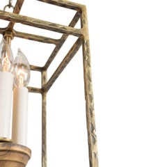 Bond Street Pendant, Small Burnished Brass