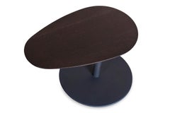‘Bond’ Wooden Top and Metal Base Side Table