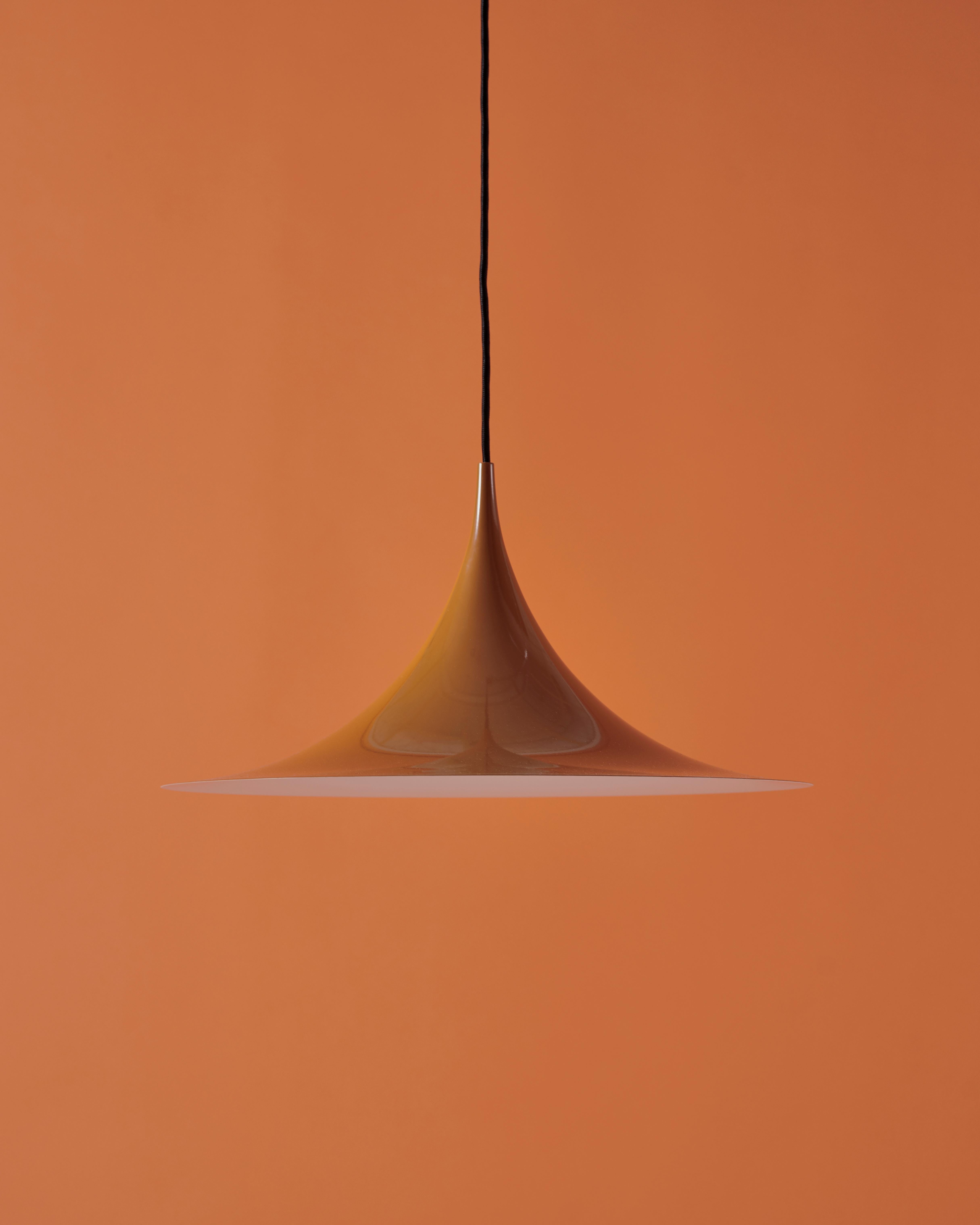 Bonderup & Thorup 'Semi' Pendant in Dark Cocoa For Sale 7