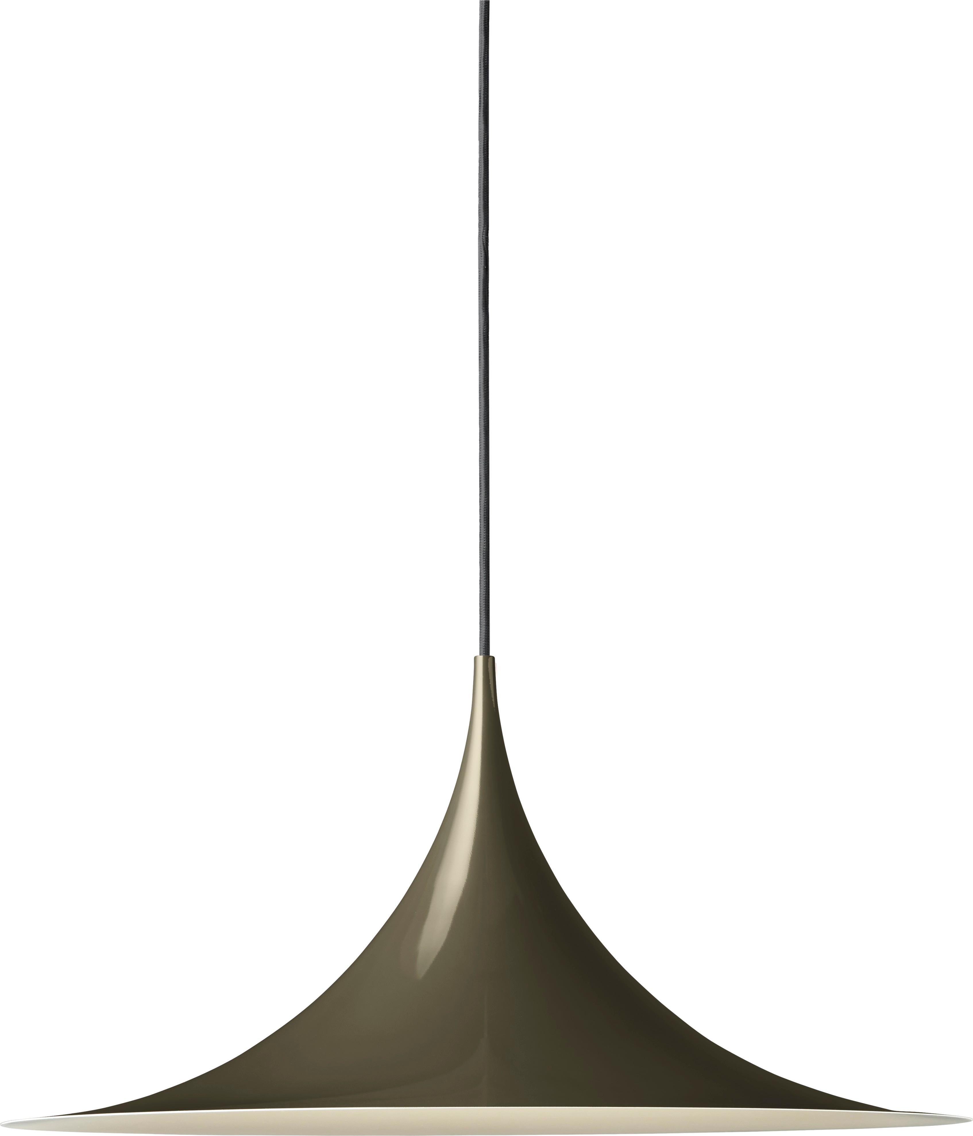 Bonderup & Thorup Small 'Semi' Pendant in Dark Cocoa for GUBI For Sale 1