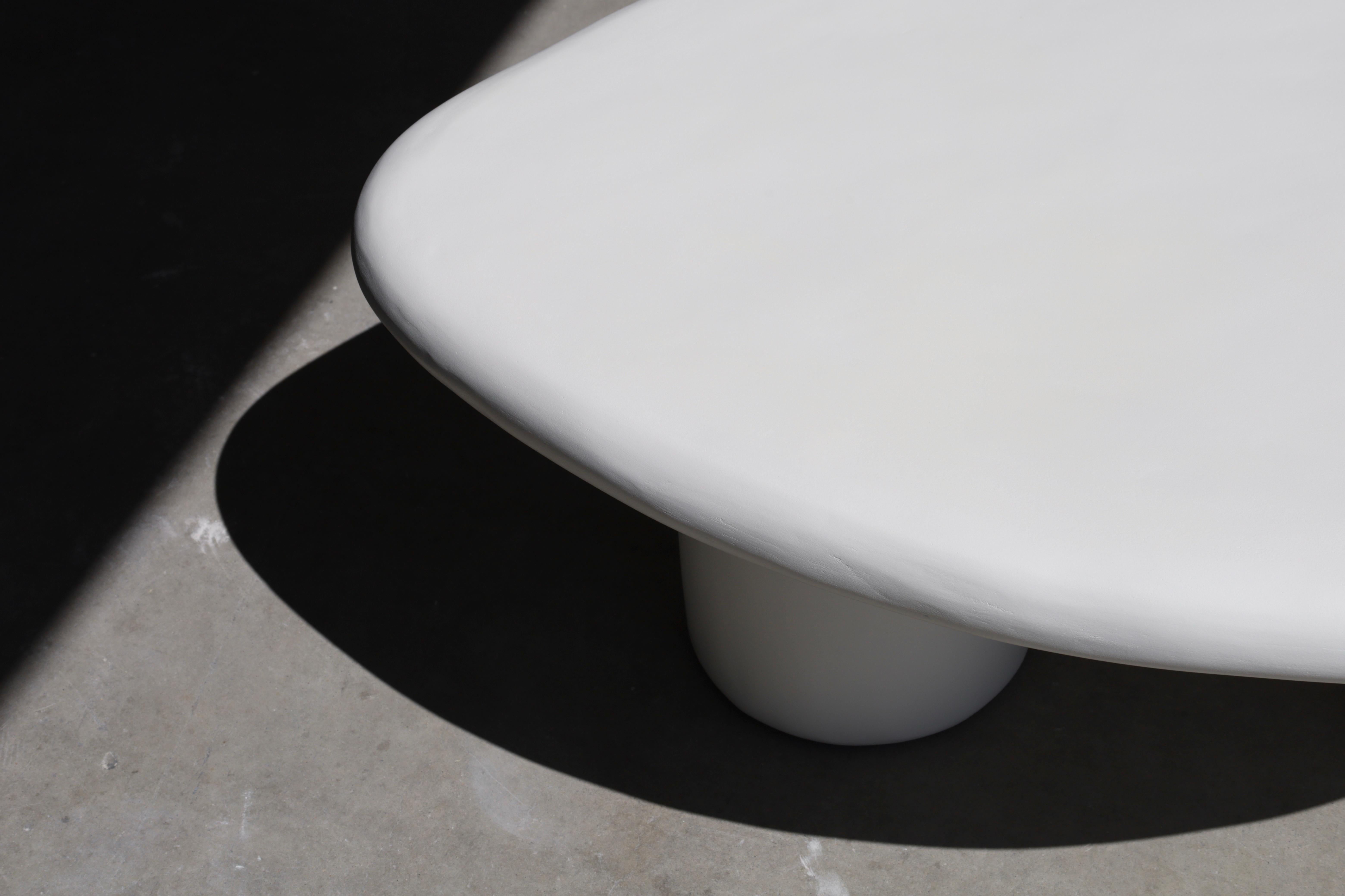 American bondi bohemian plaster coffee table by öken house studios
