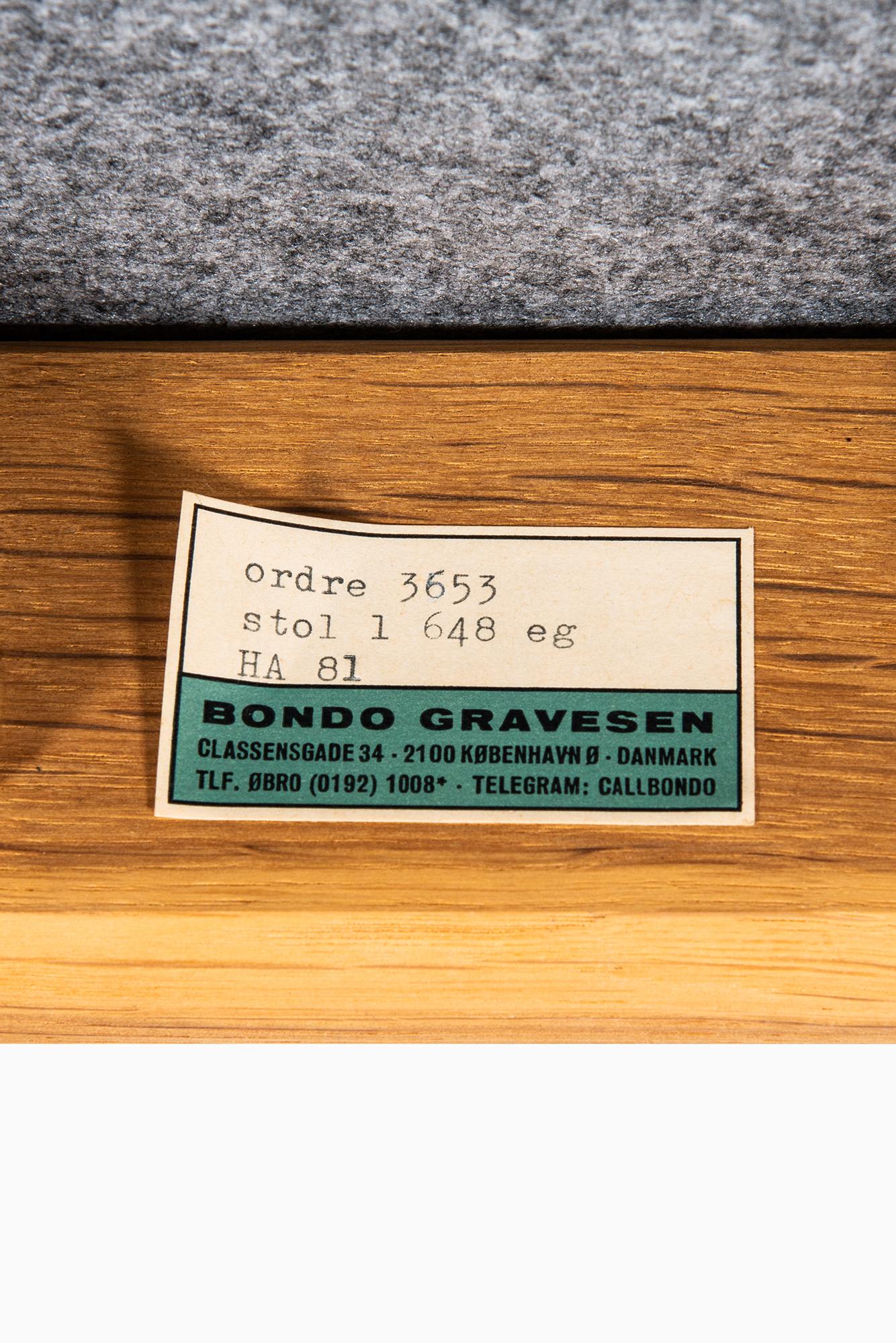 Bondo Gravesen Armchairs in Oak by Bondo Gravesen in Denmark In Excellent Condition For Sale In Limhamn, Skåne län