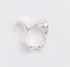 Bone 06 Ring in Sterling Silver 925 by KARNEEVAL