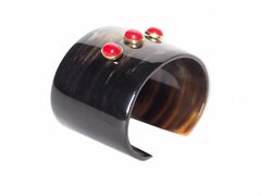 Bone Bangle Gold Coral