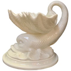 Vintage Bone China Dolphin Soap Dish