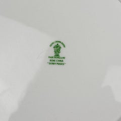 Bone China Porcelain Royal Crown Derby Plate in Derby Posies Rose Pattern