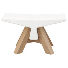 Bone Ductal, Stool in Oak and Concrete, YMER&MALTA, France