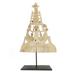 Bone Hair Comb, Indonesia, Mid 20th Century